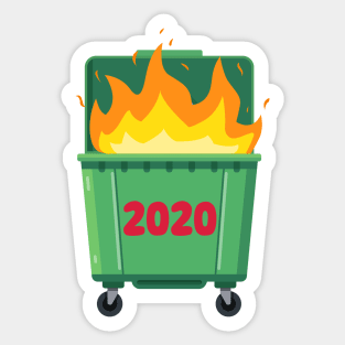 2020 Dumpster Fire Sticker